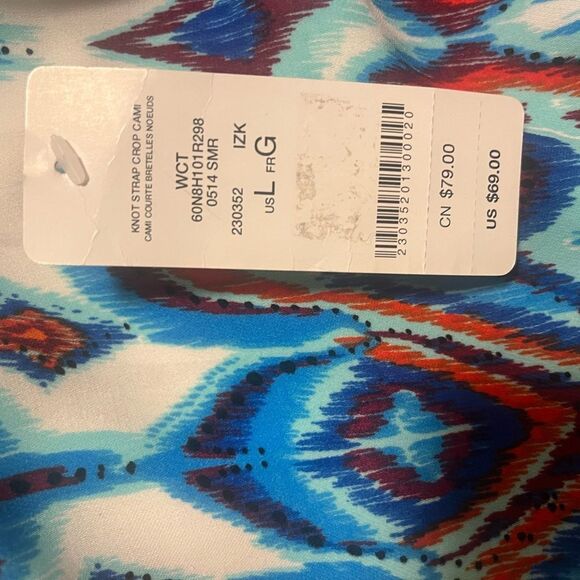 NWT Cropped Summer Tank Top - Picture 2 of 4